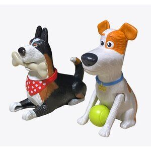 Secret Life Of Pets 2 McDonald’s / Burger King Toy 2019 Wagging Tail Max + Roost